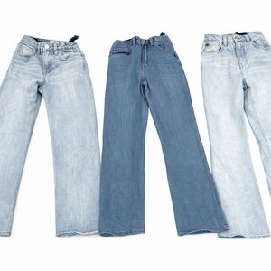 Levi’s Girls Jeans Bundle Size 10/3Pairs Light Wash Denim